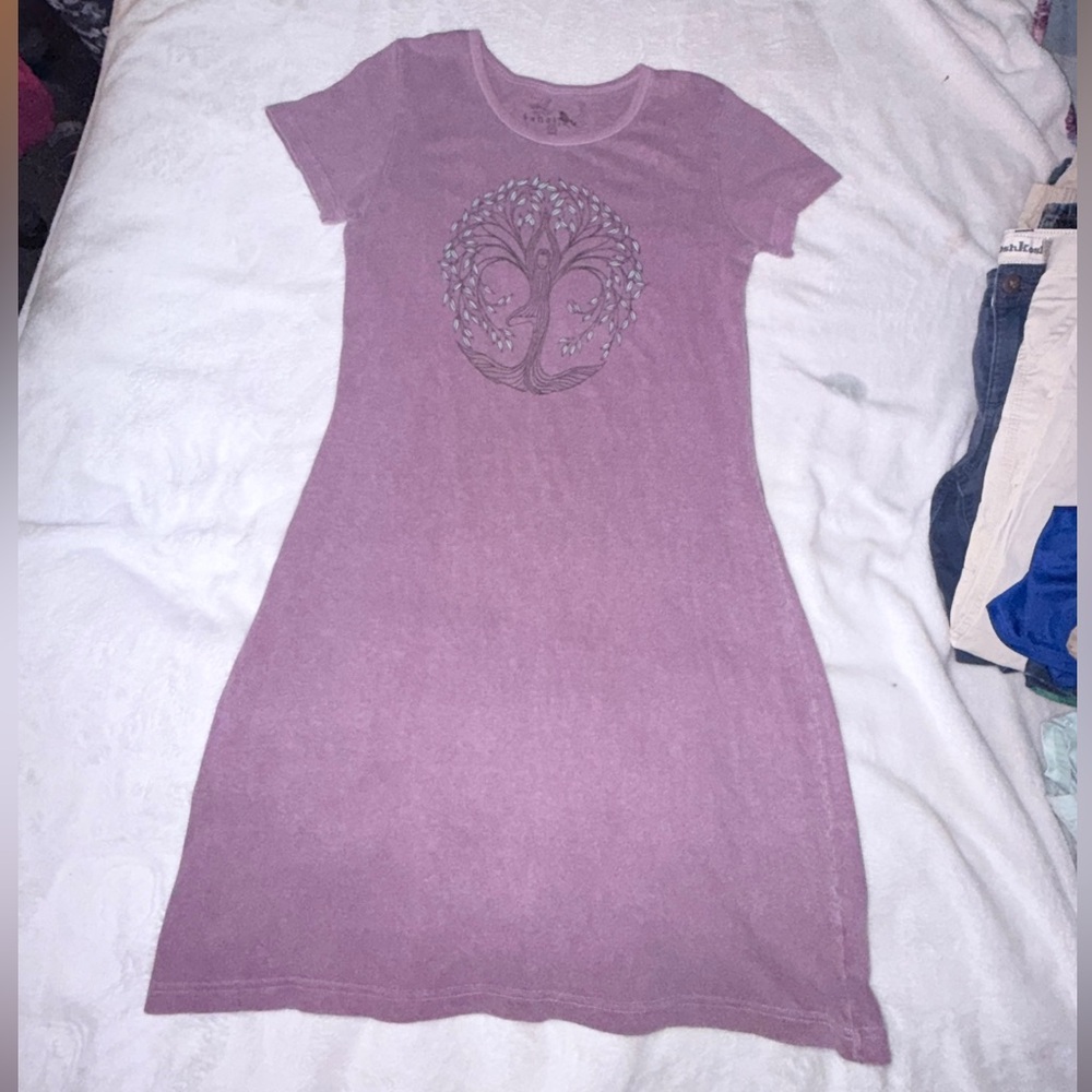 Sahalie Lavender Tree Print Nightgown